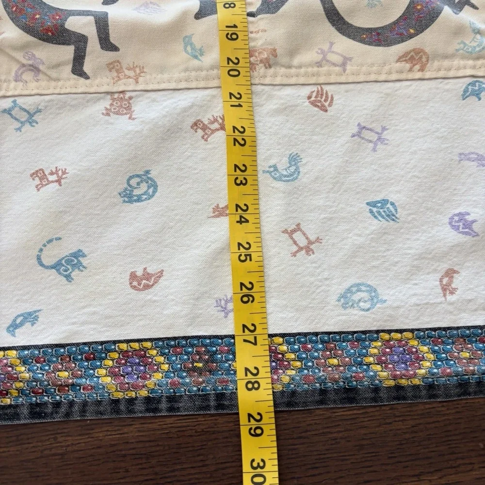 Vintage Kokopelli Apron Southwestern Aztec Print Cottage Kitchen Decor